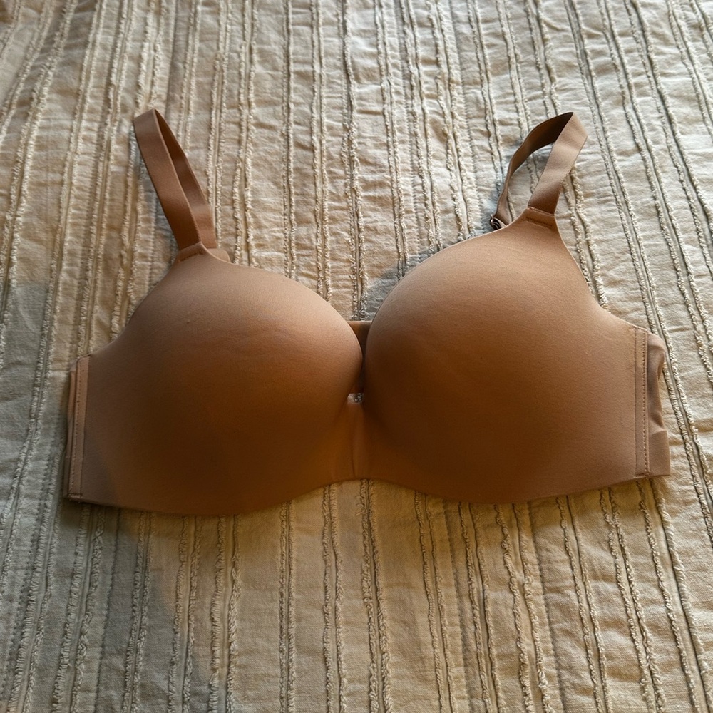 Soma Enbliss Wireless Bra 38C Nude Beige Full Coverage T-Shirt Bra